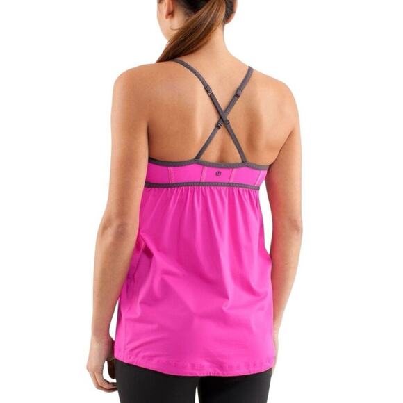 Lululemon Paris Pink Rehearsal Tank - 2 - Picture 1 of 9